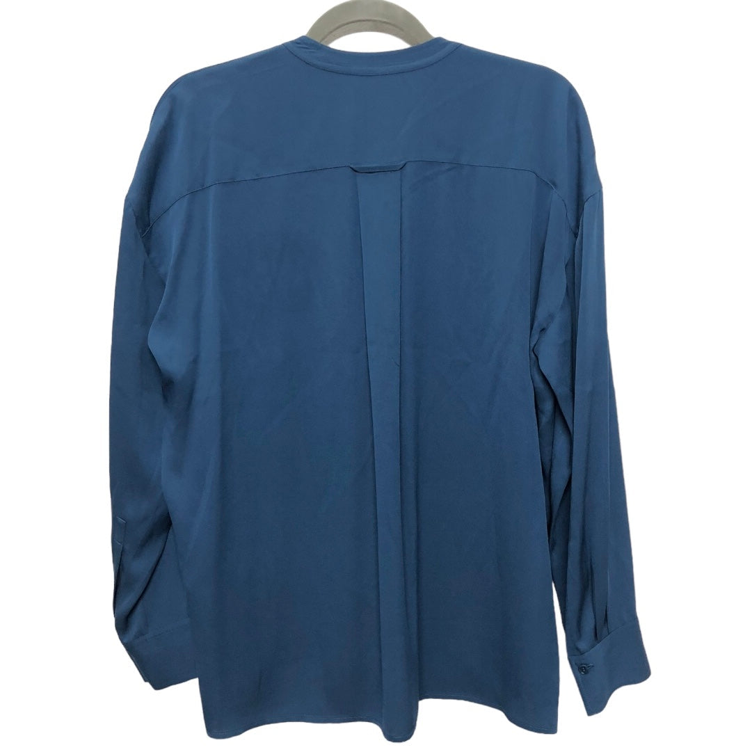 Blue Top Long Sleeve Vince, Size S