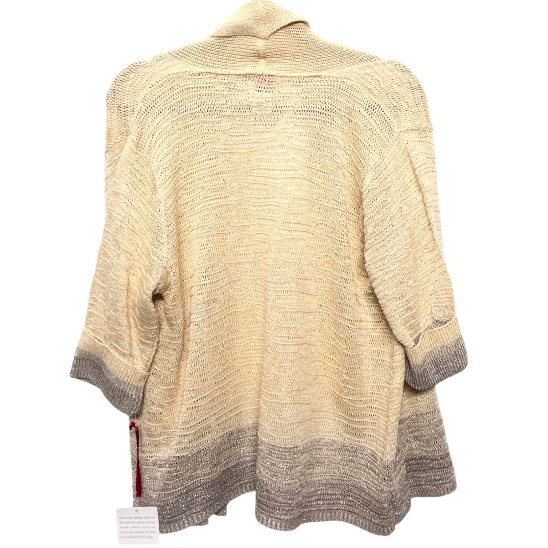 Cardigan By Ruby Rd In Gold & Tan, Size: L