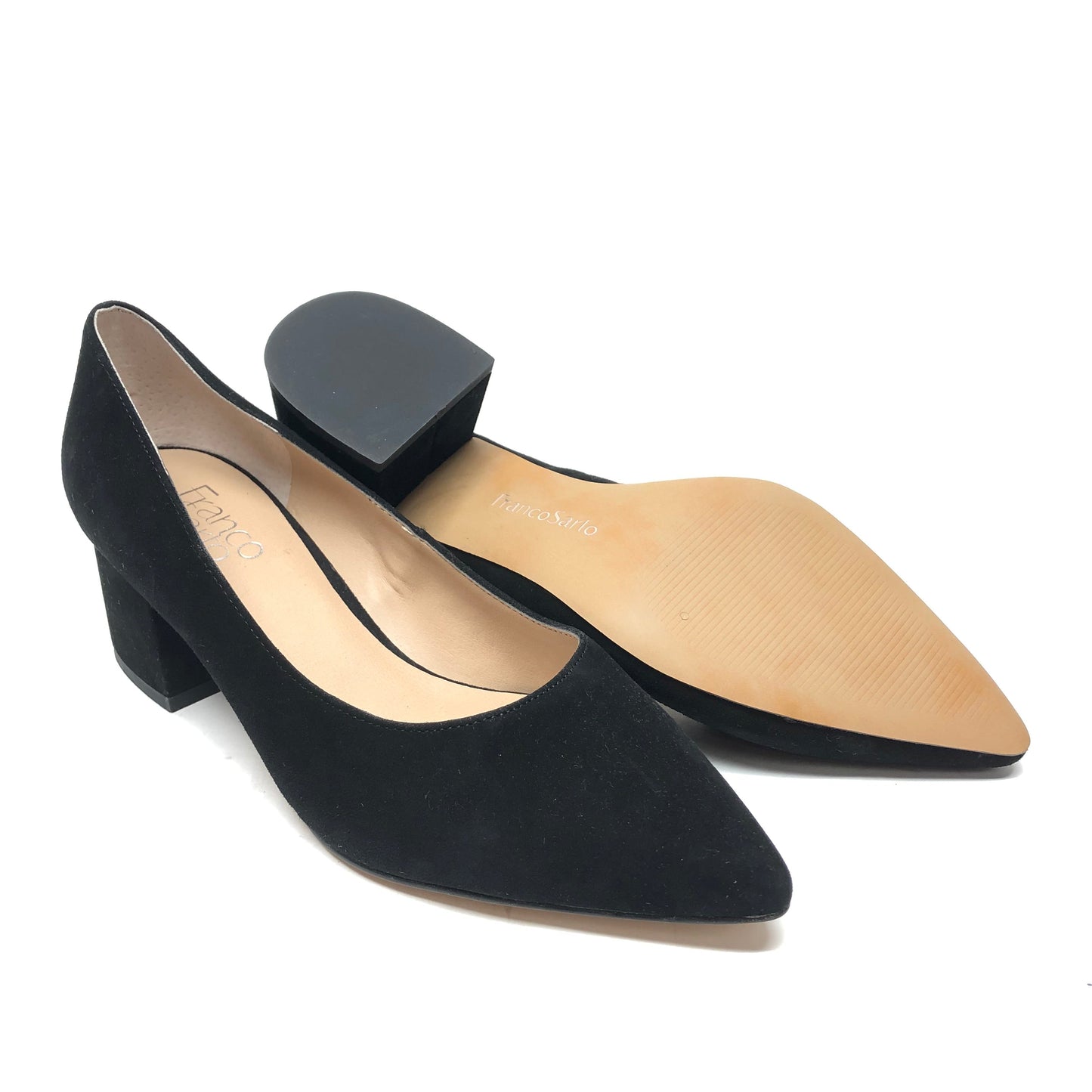 Shoes Heels Block By Franco Sarto In Black, Size: 8.5