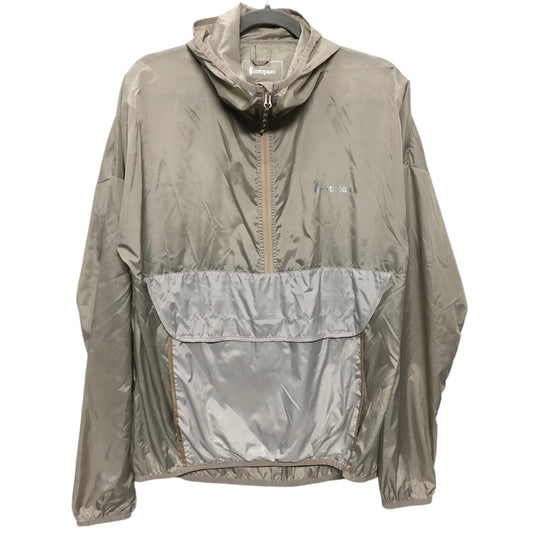 Jacket Windbreaker By Cmc In Taupe, Size: M