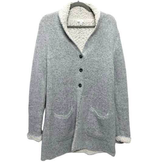 Sweater Cardigan By J. Jill In Grey, Size: S