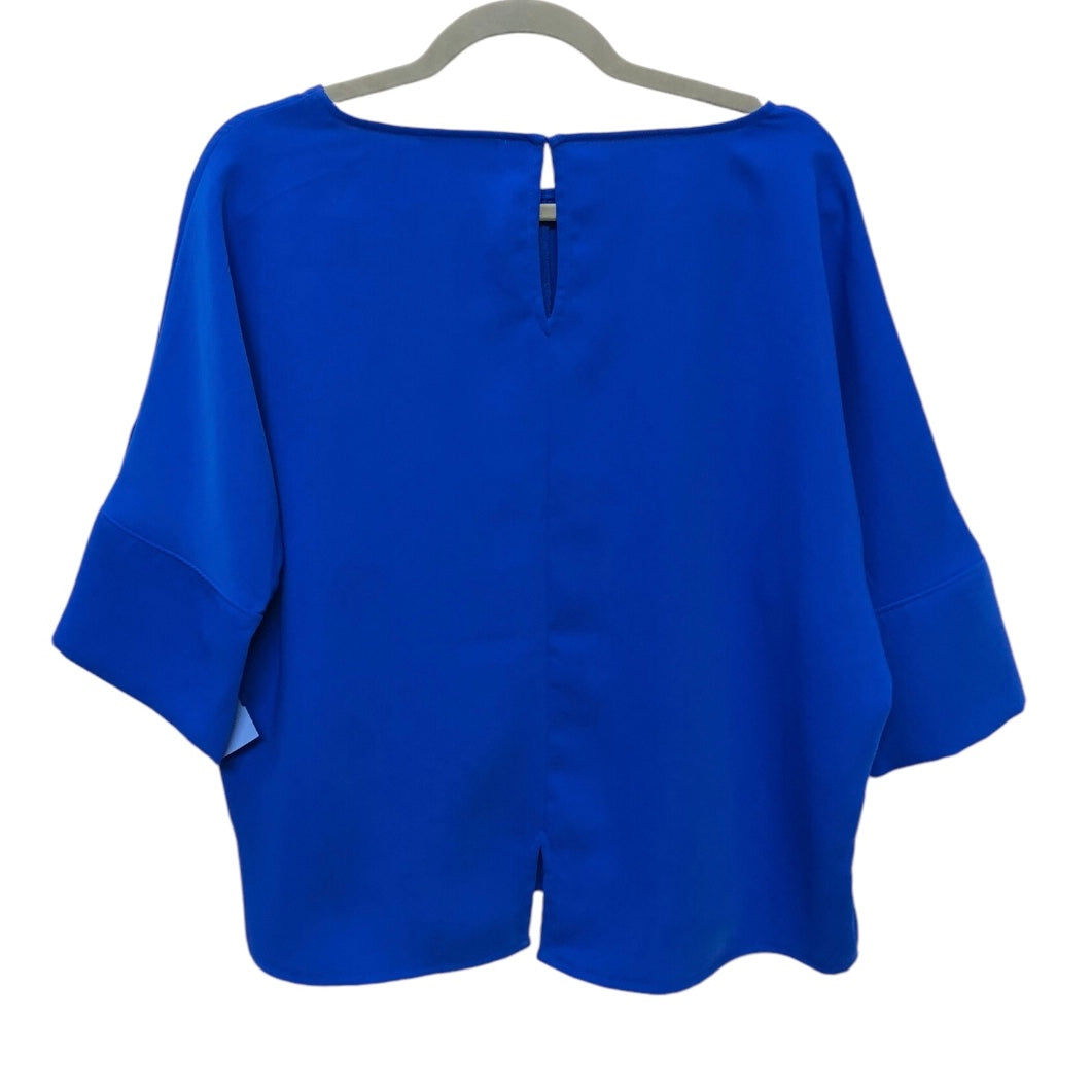 Top 3/4 Sleeve By Express In Blue, Size: S