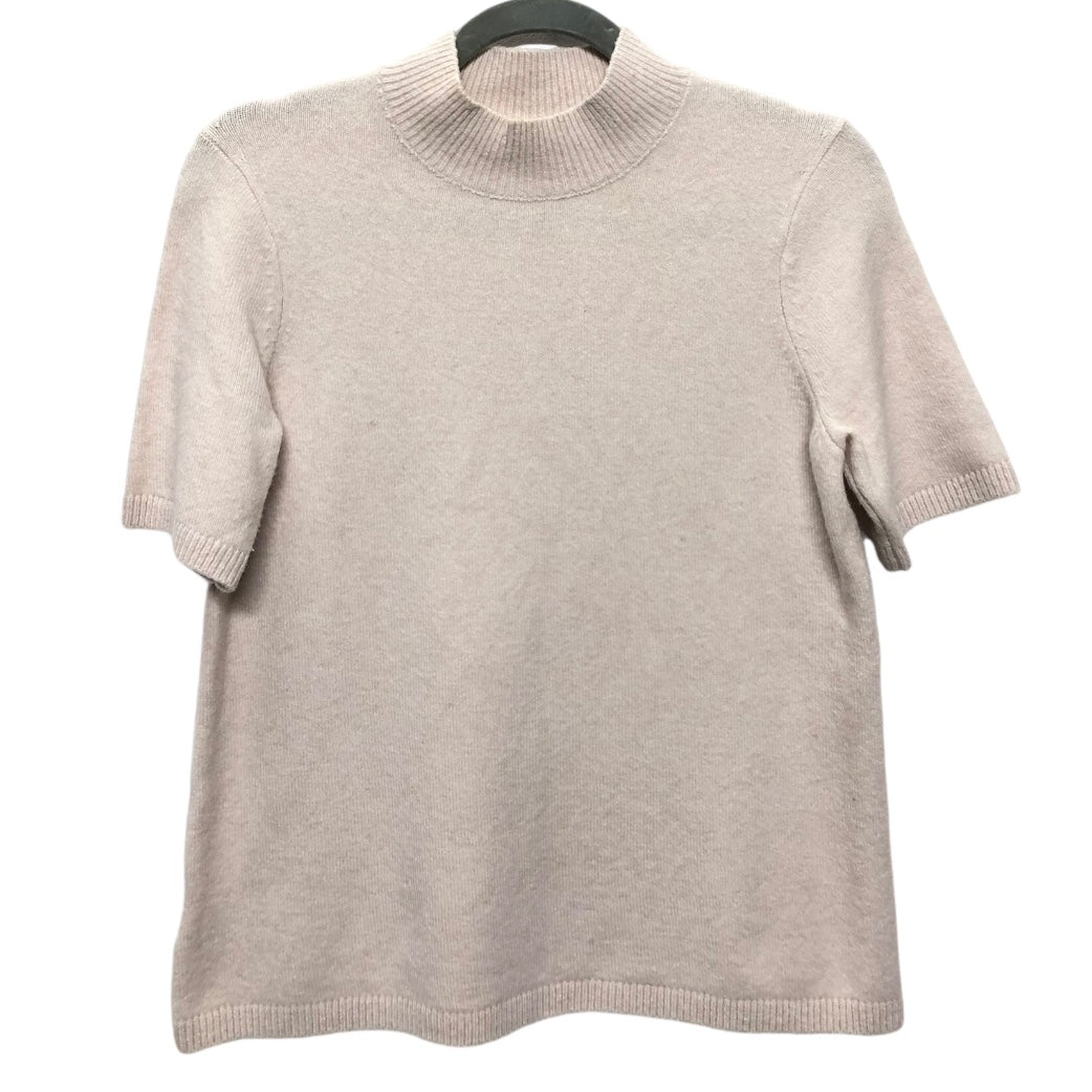 Sweater Short Sleeve By Loft In Beige, Size: Xs