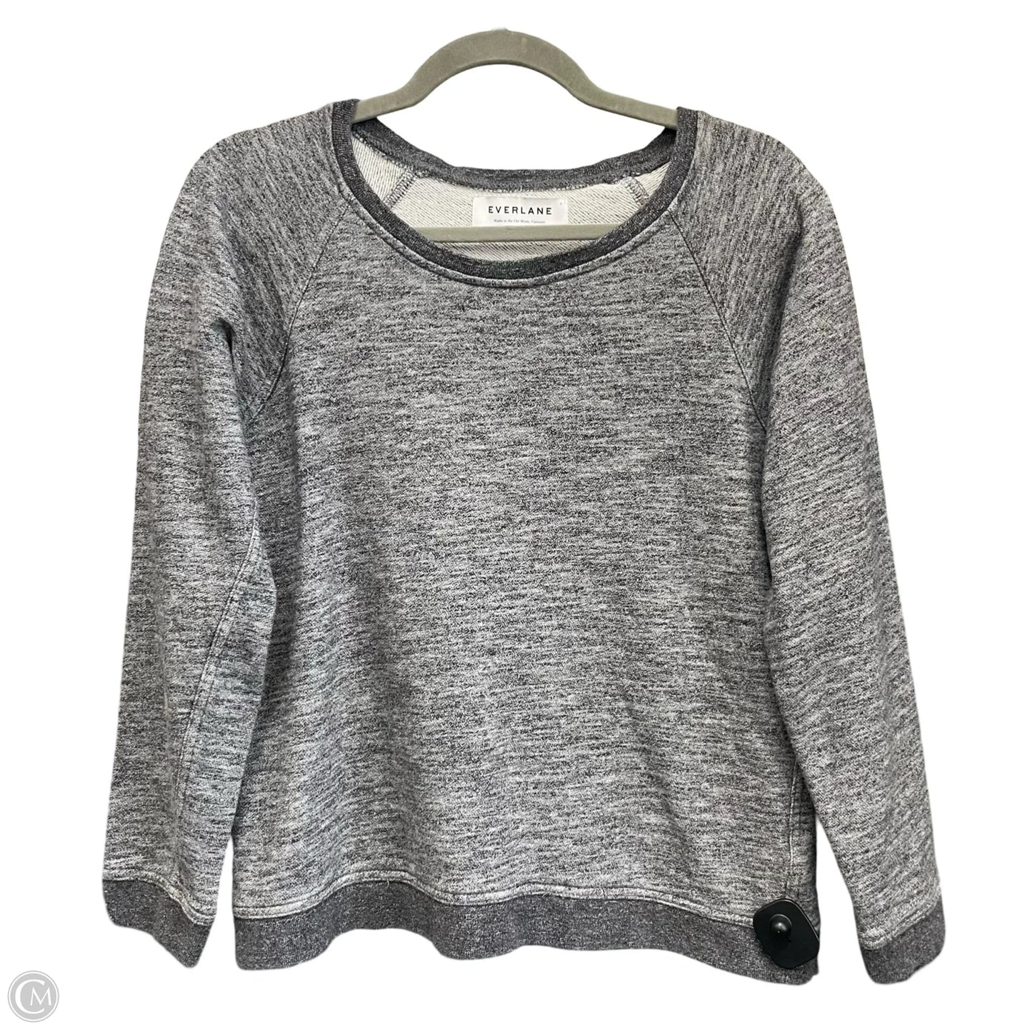 Sweatshirt Crewneck By Everlane In Grey, Size: S