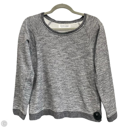 Sweatshirt Crewneck By Everlane In Grey, Size: S