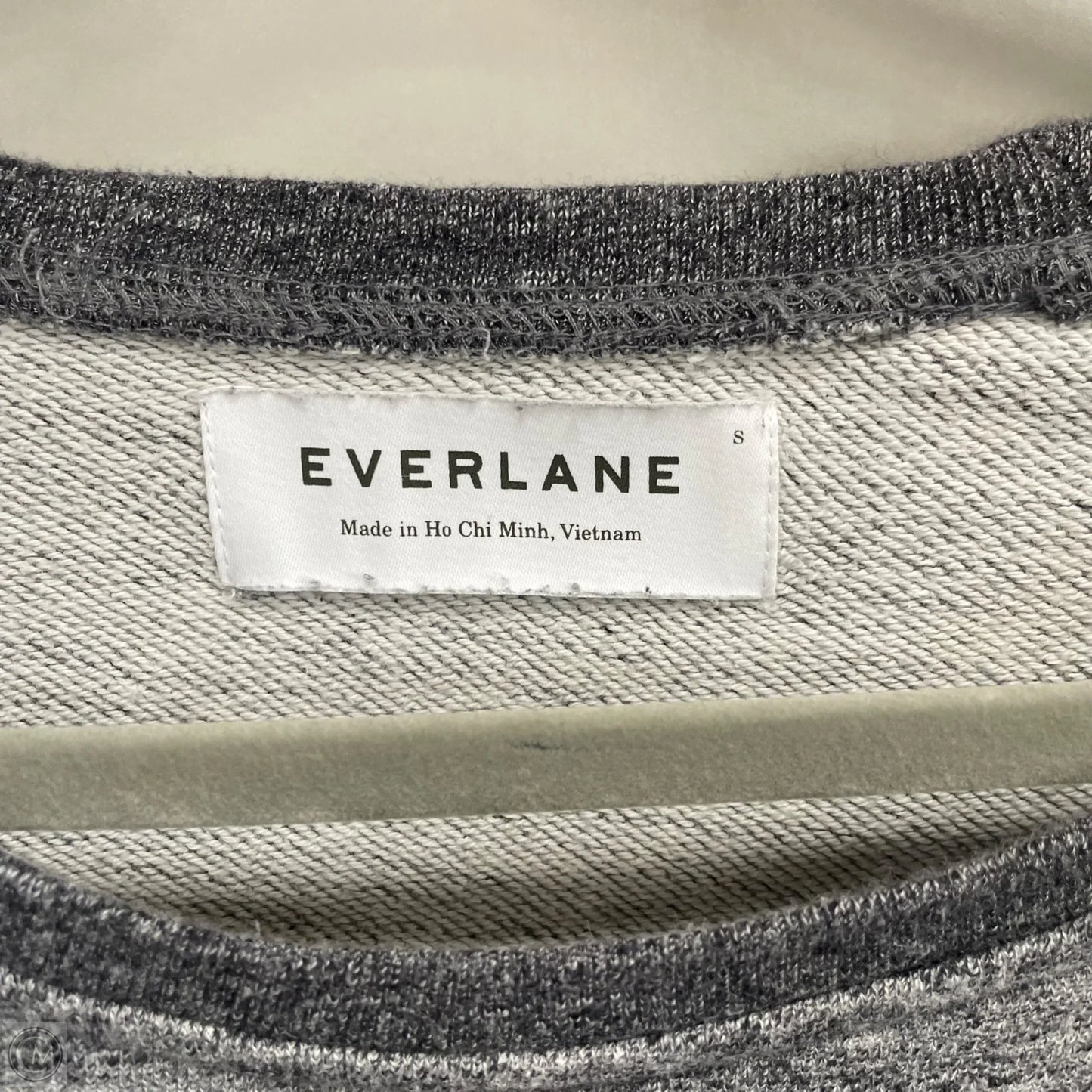 Sweatshirt Crewneck By Everlane In Grey, Size: S