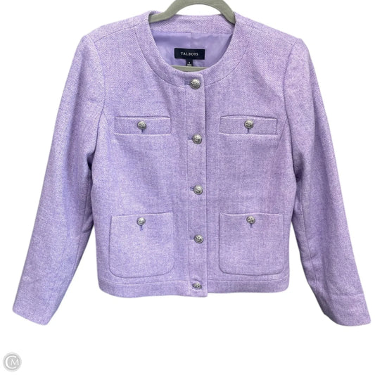 Blazer By Talbots In Purple, Size: 8