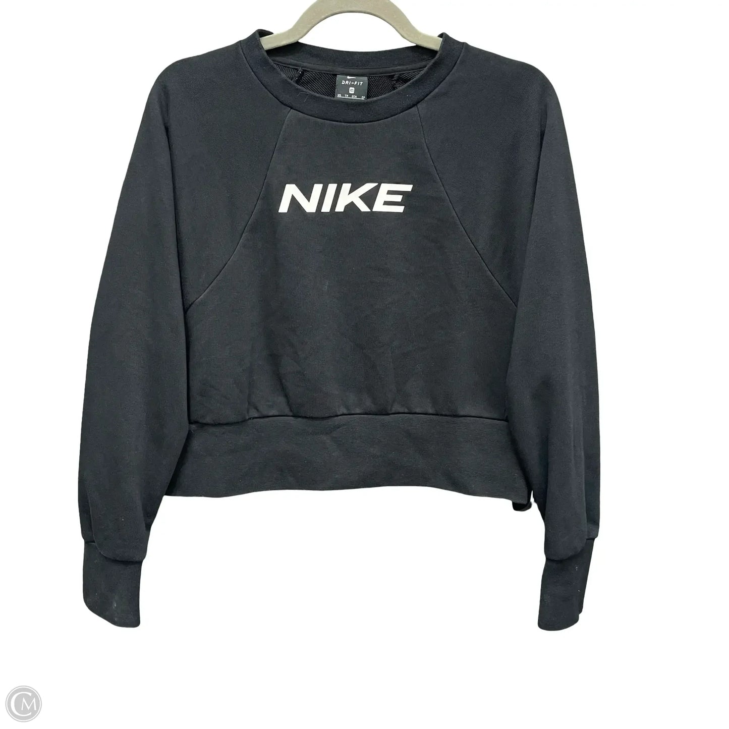 Sweatshirt Crewneck By Nike Apparel In Black, Size: Xs