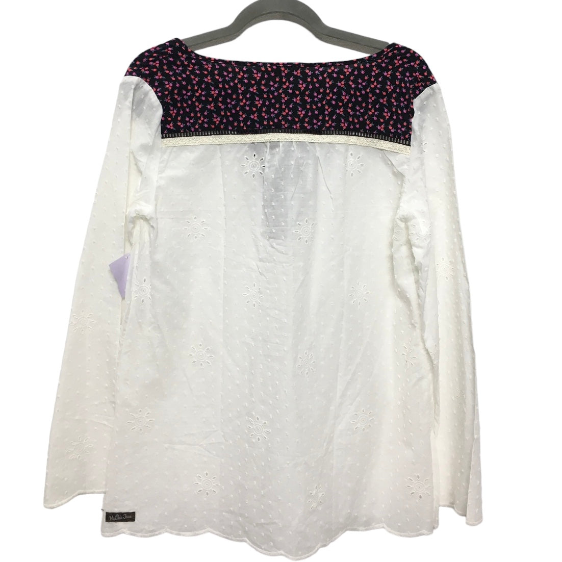 White Top Long Sleeve Matilda Jane, Size S