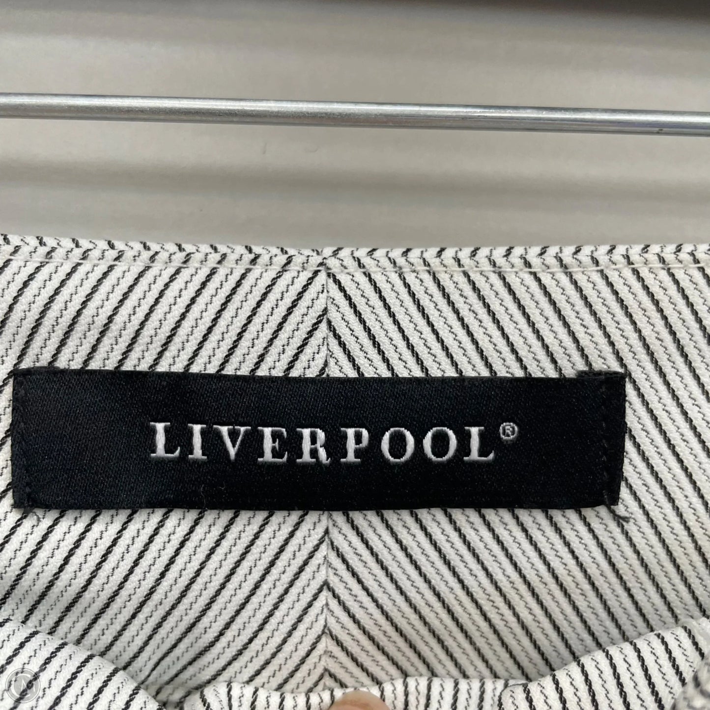 Pants Dress By Liverpool In Striped Pattern, Size: 6