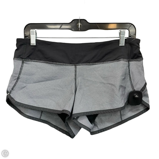 Athletic Shorts By Lululemon In Black & White, Size: 6