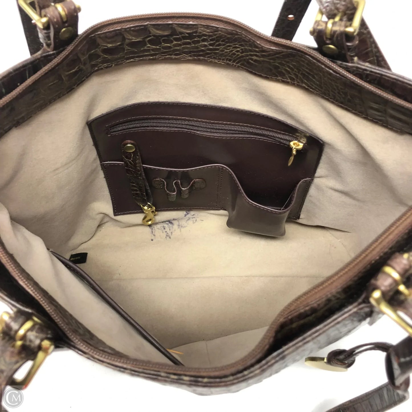 Handbag Designer By Brahmin, Size: Medium