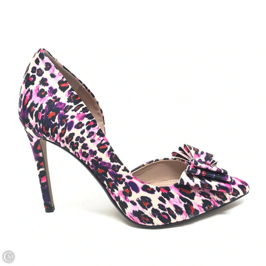 Shoes Heels Stiletto By Betsey Johnson In Pink & Purple, Size: 8
