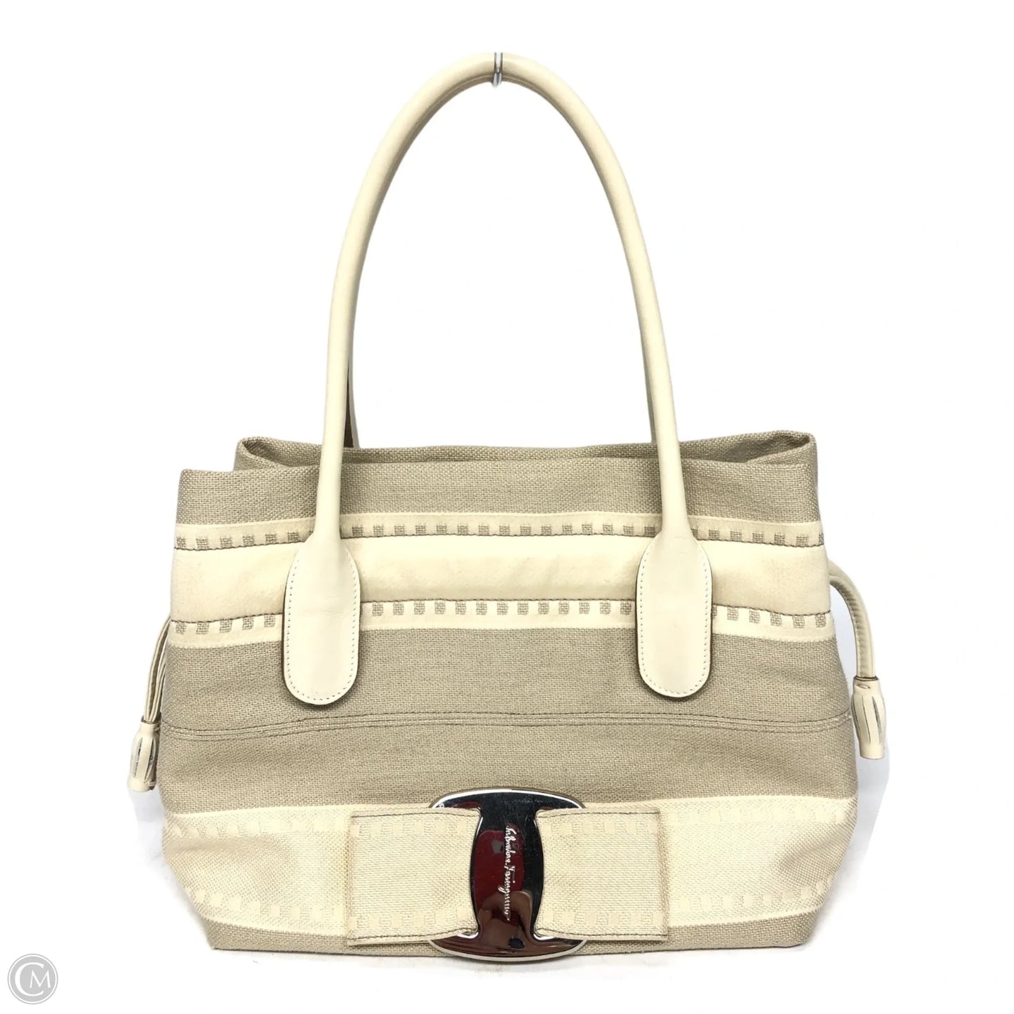 Handbag Luxury Designer By Ferragamo, Size: Medium