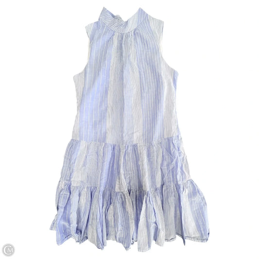 Dress Casual Short By Calvin Klein In Blue & White, Size: 2
