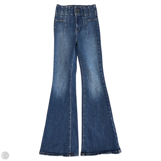 Jeans Flared By We The Free In Blue Denim, Size: M