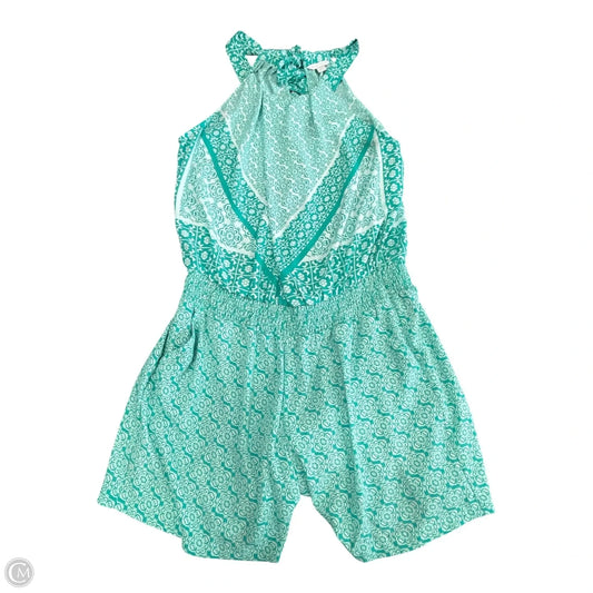 Romper By New York And Co In Teal, Size: Xl