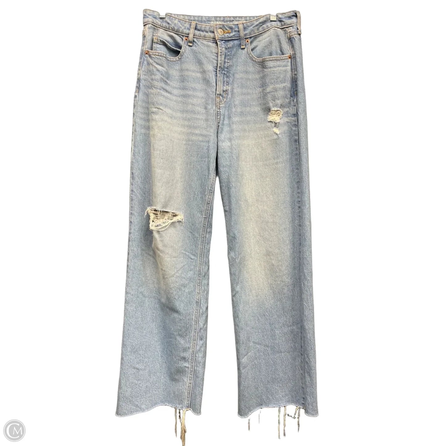 Jeans Wide Leg By Old Navy In Blue Denim, Size: 8