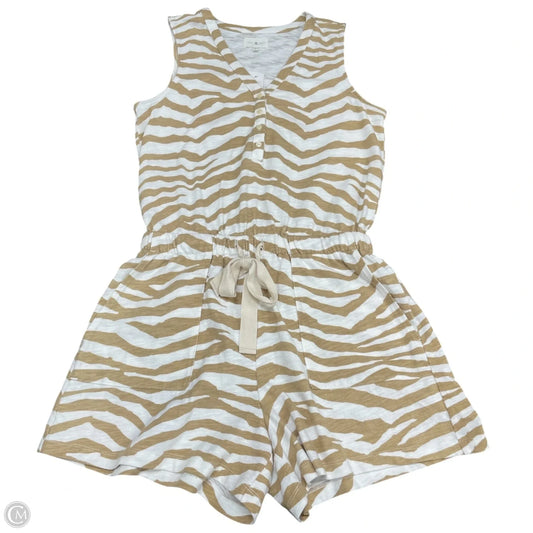 Romper By Lou And Grey In Tan & White, Size: S