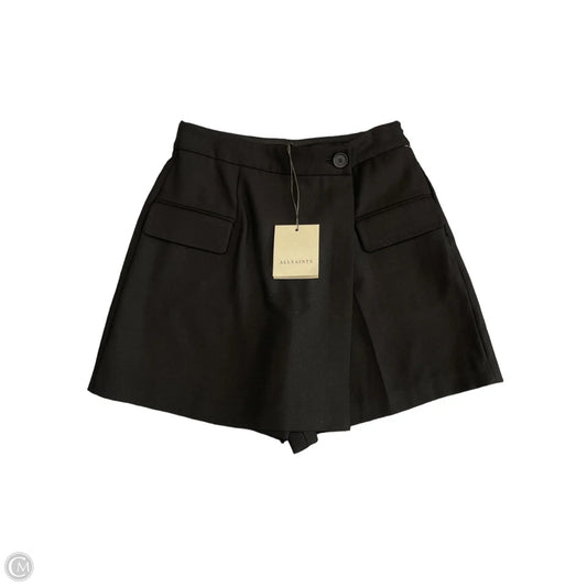 Skort Designer By All Saints In Black, Size: 2
