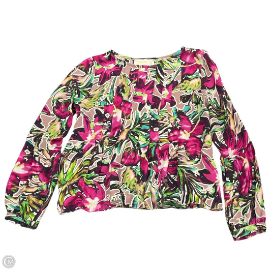 Top Long Sleeve By Nicole Miller In Multi-colored, Size: S