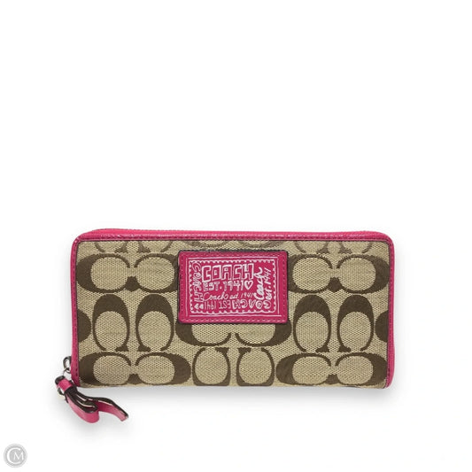 Wallet Designer By Coach, Size: Large