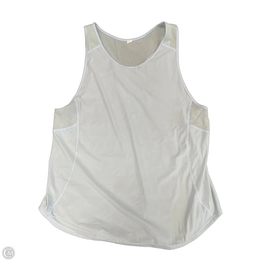Athletic Tank Top By Lululemon In Blue, Size: Xl