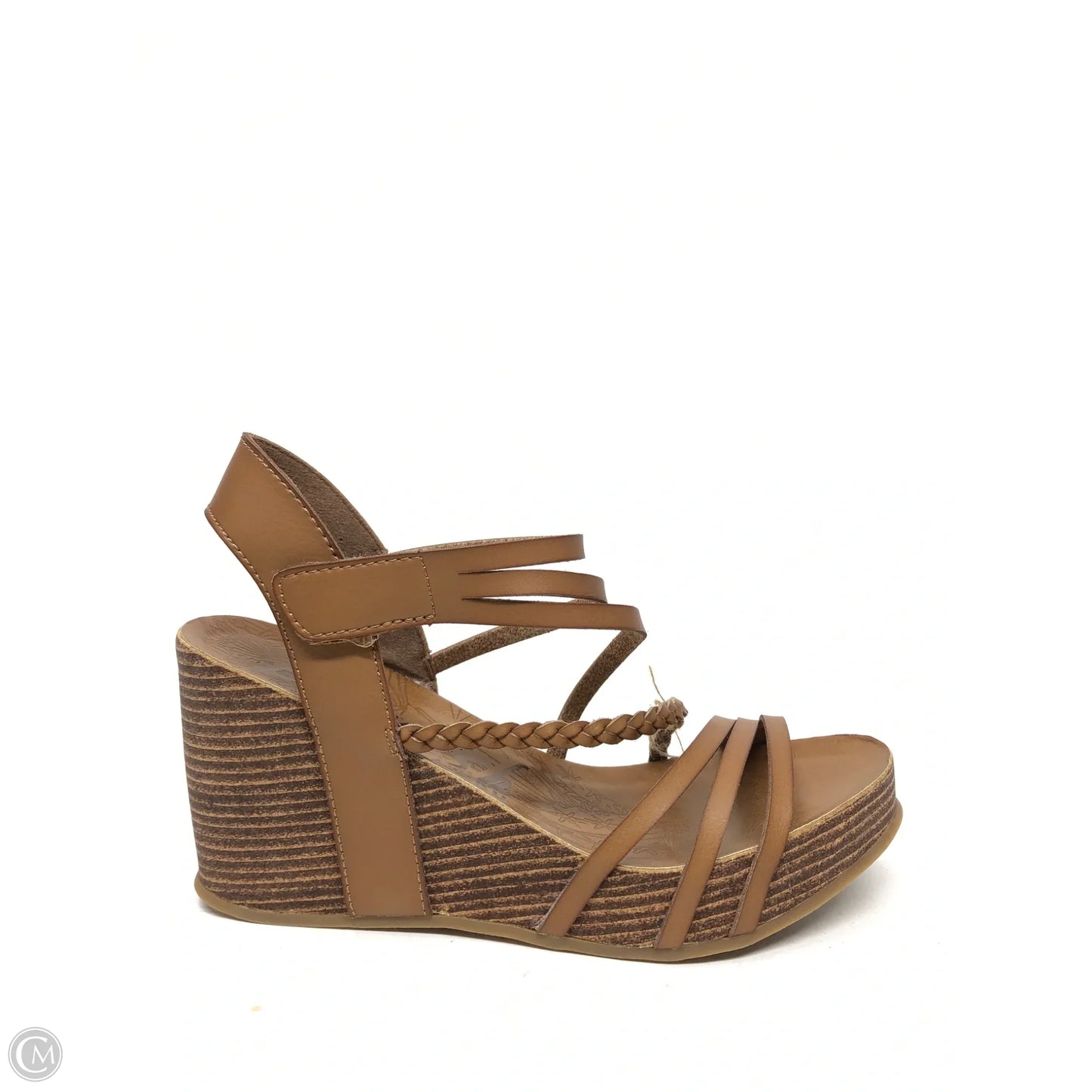 Sandals Heels Wedge By Blowfish In Brown, Size: 10