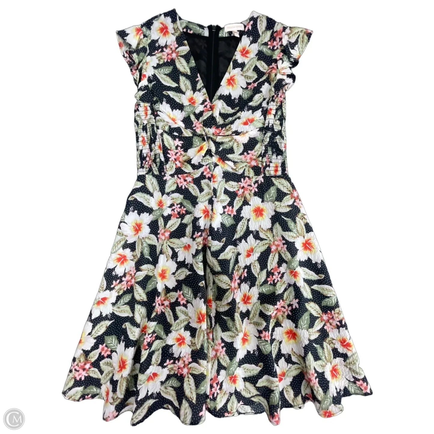 Dress Casual Short By Rebecca Taylor In Floral Print, Size: 4