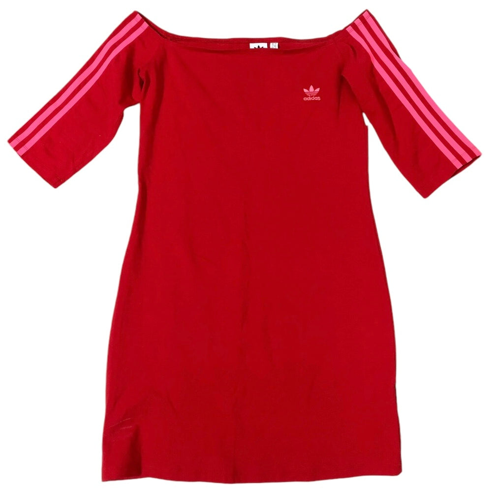 Athletic Dress By Adidas In Red, Size: L