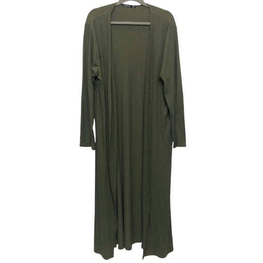 Cardigan By Boohoo Boutique In Green, Size: 20