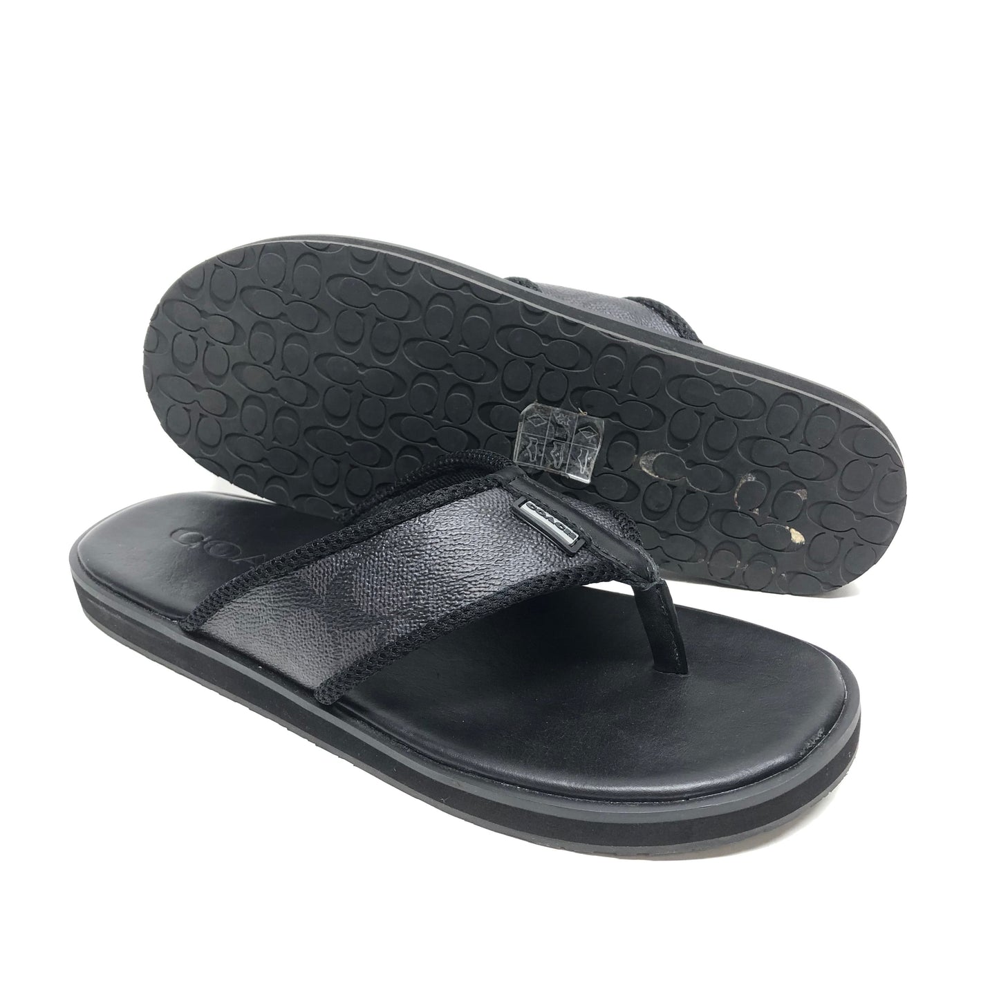 Sandals Designer By Coach In Black, Size: 8