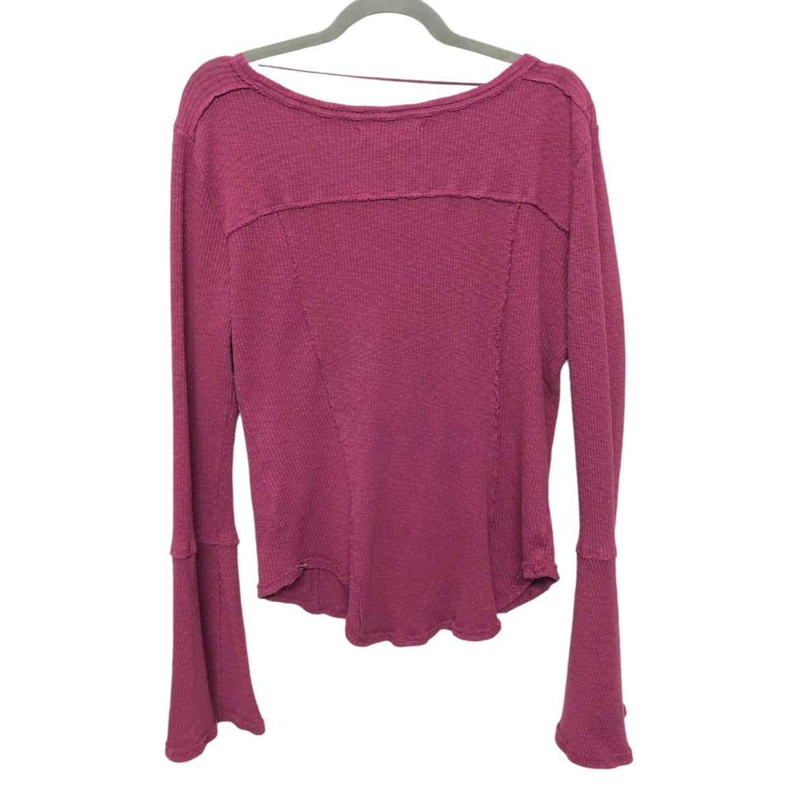 Top Long Sleeve By We The Free In Purple, Size: L