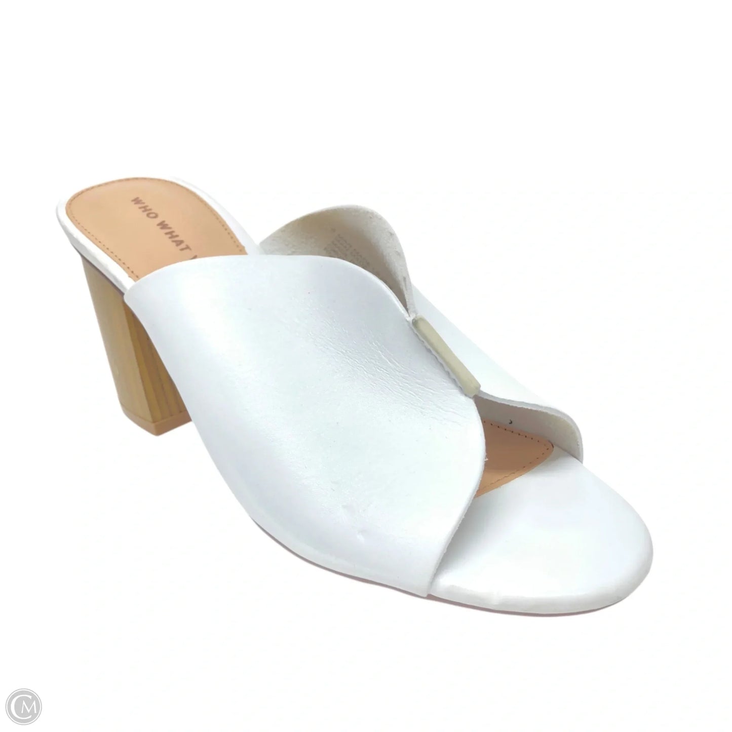 Shoes Heels Block By Who What Wear In White, Size: 8