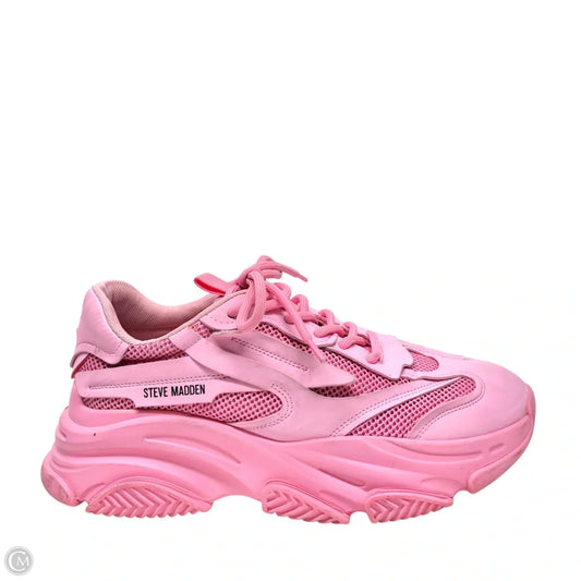 Shoes Athletic By Steve Madden In Pink, Size: 10