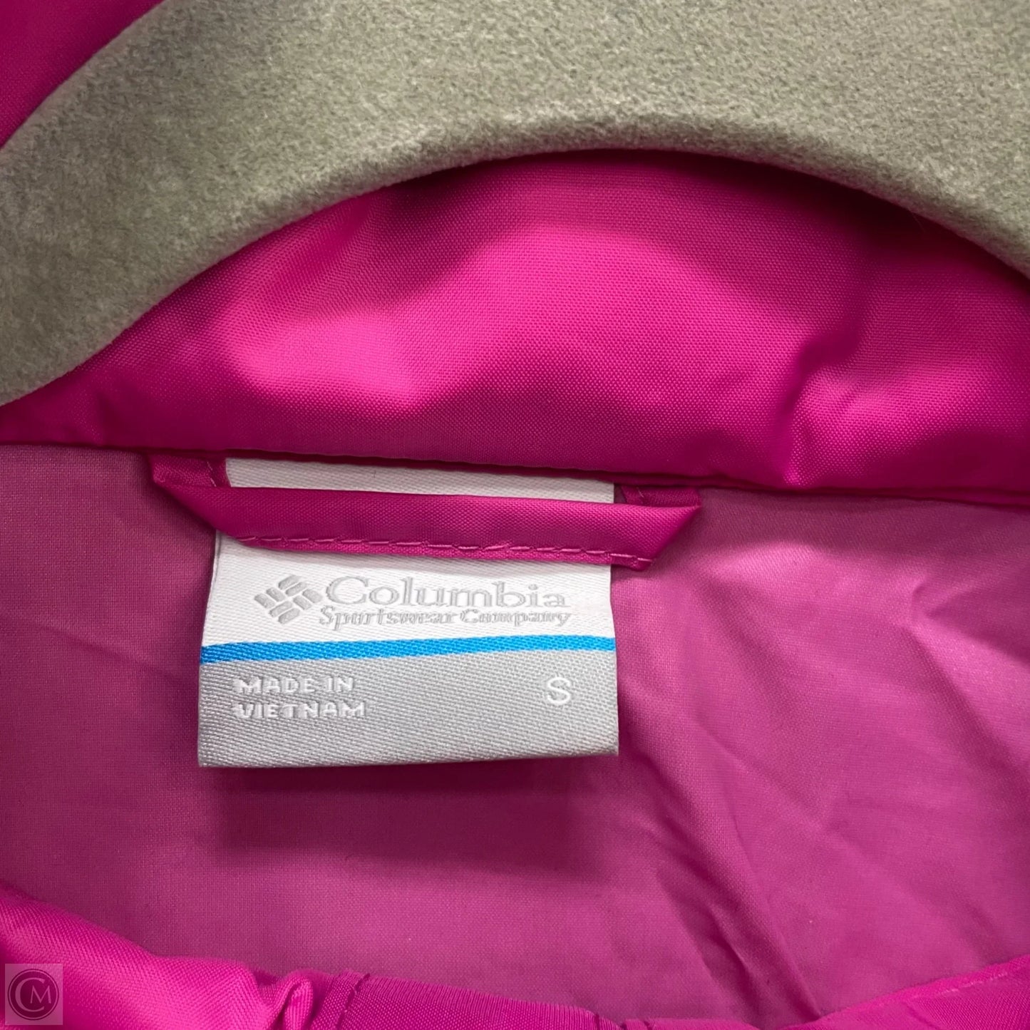 Jacket Windbreaker By Columbia In Pink, Size: S