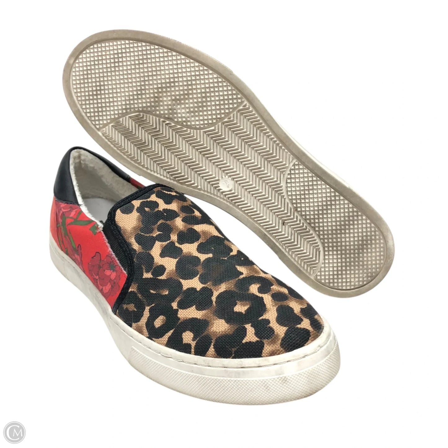 Shoes Sneakers By Steve Madden In Animal Print, Size: 8.5