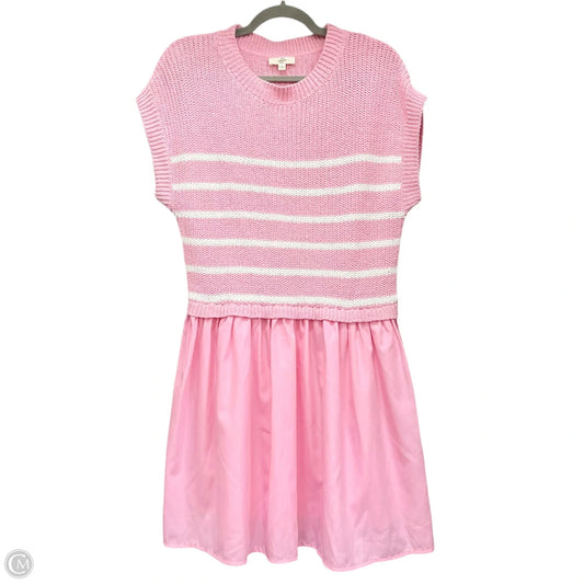 Dress Casual Midi By Entro In Pink, Size: S