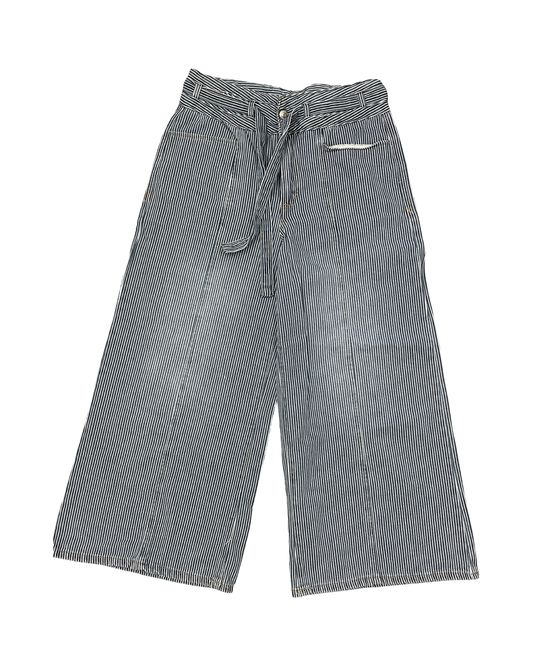 Jeans Wide Leg By Kensie In Blue & White, Size:6