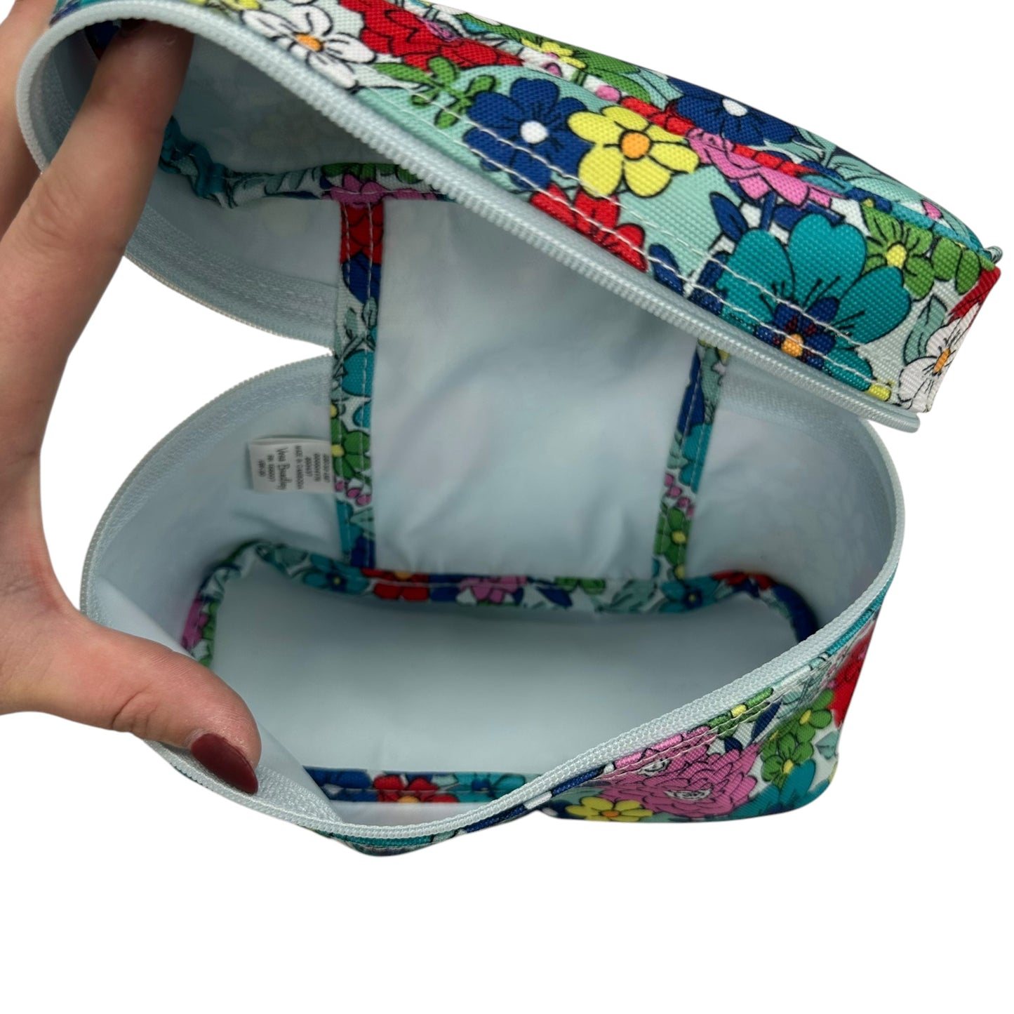 Makeup Bag By Vera Bradley In Floral Print, Size:Medium