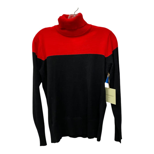 Sweater By Cynthia Rowley In Black & Red, Size:M