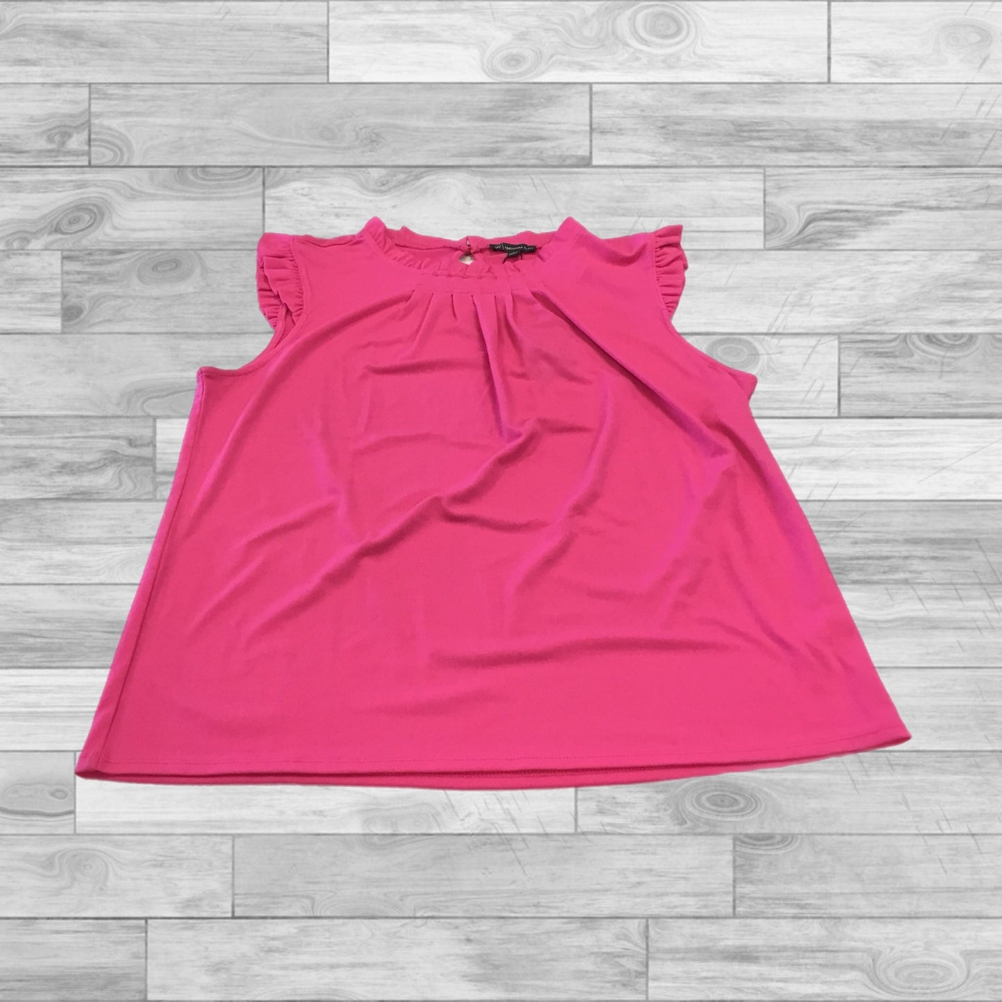 Top Sleeveless By Adrianna Papell In Pink, Size: L