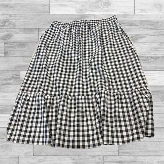 Skirt Maxi By Asos In Black & White, Size: 16