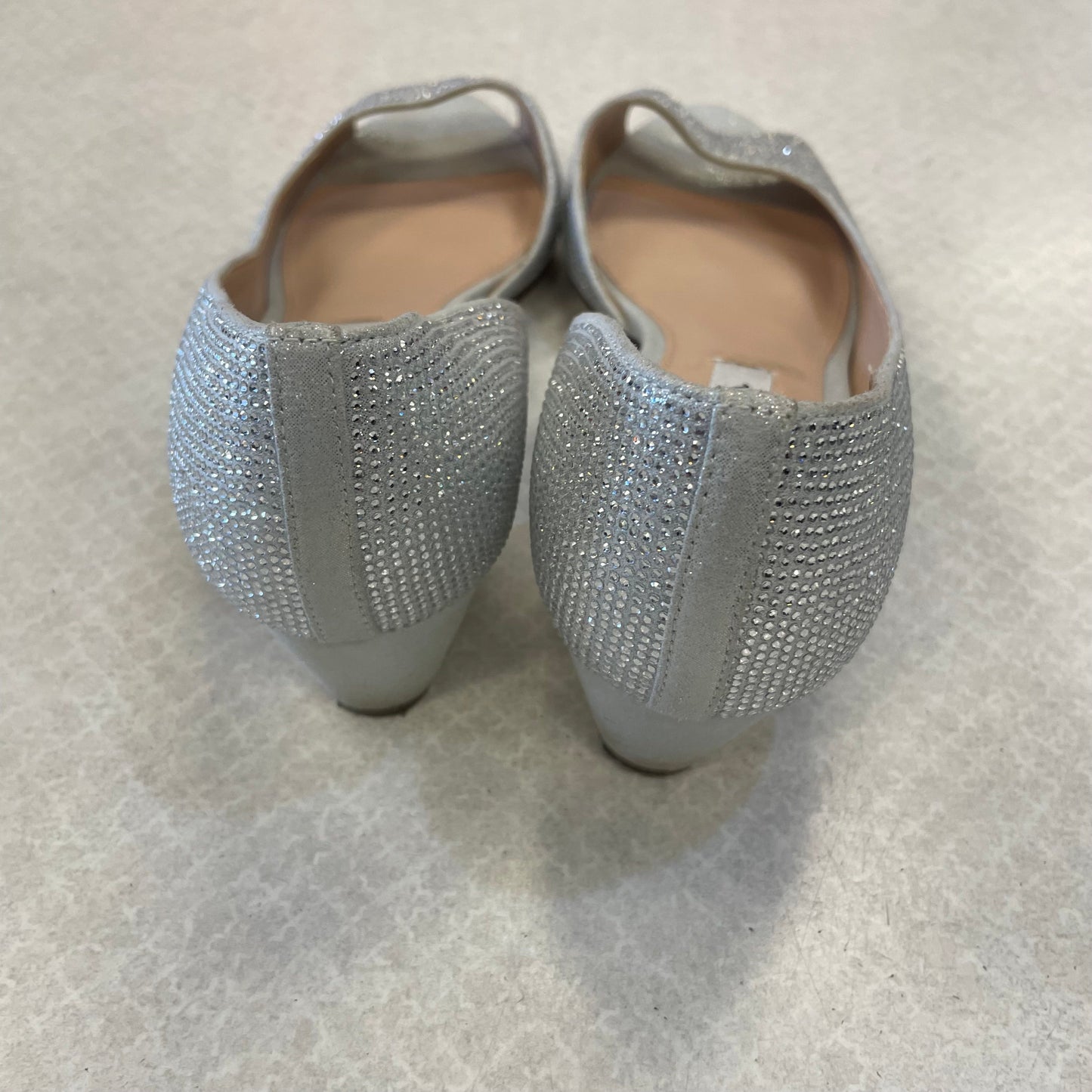 Shoes Heels Block By Nina In Silver, Size: 9.5