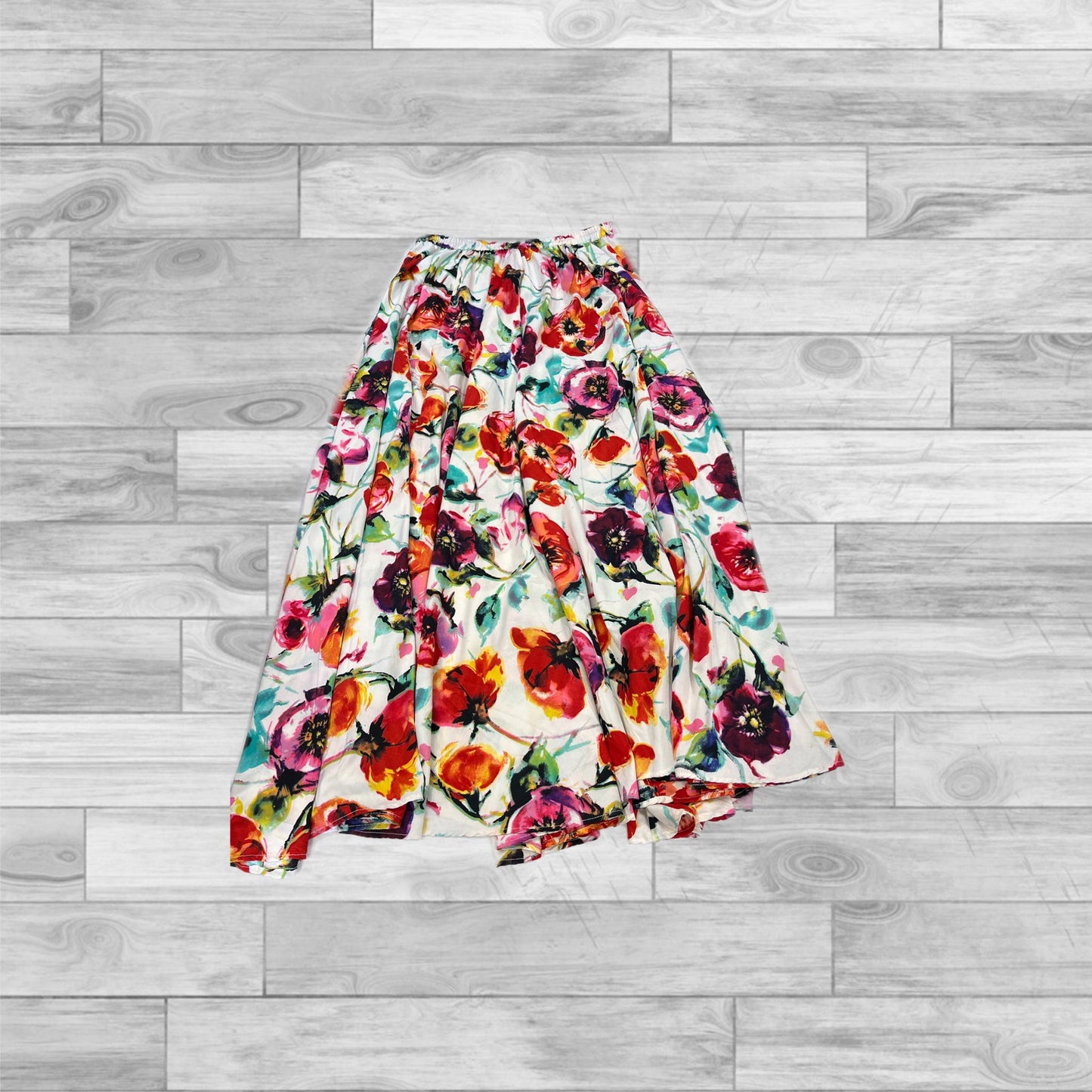 Skirt Maxi By Clothes Mentor In Floral Print, Size: M