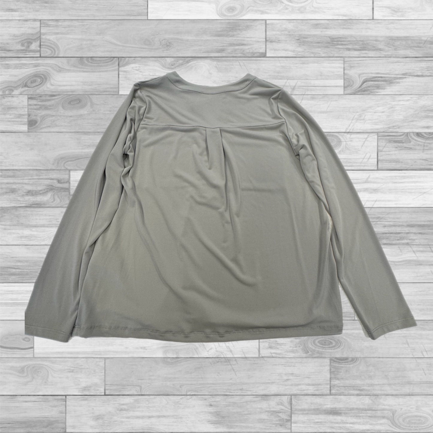 Top Long Sleeve By Michael By Michael Kors In Grey, Size: M