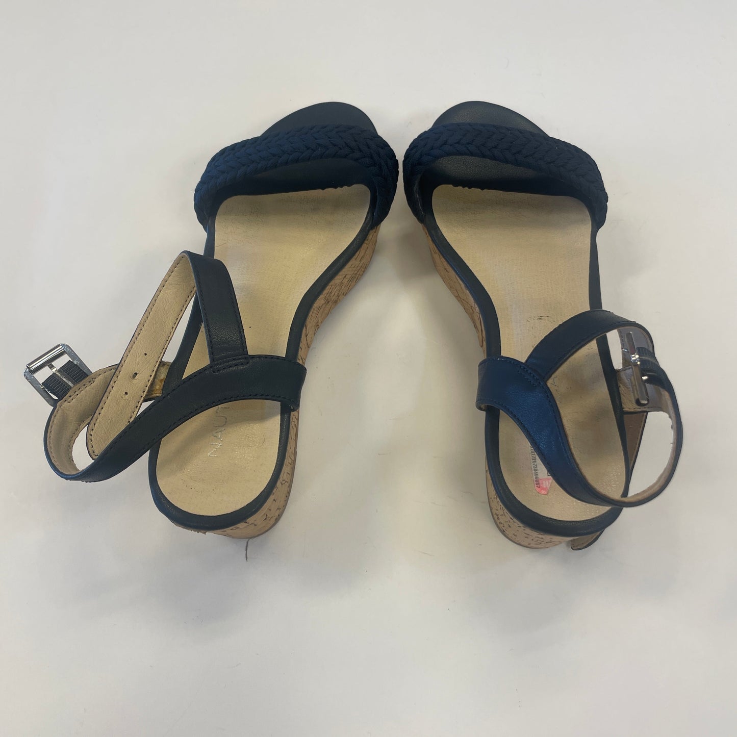 Shoes Heels Wedge By Nautica In Navy, Size: 7.5