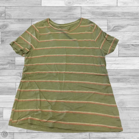Top Short Sleeve Basic By Sonoma In Green, Size: M