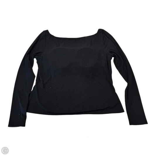 Top Long Sleeve By Soma In Black, Size: Xl