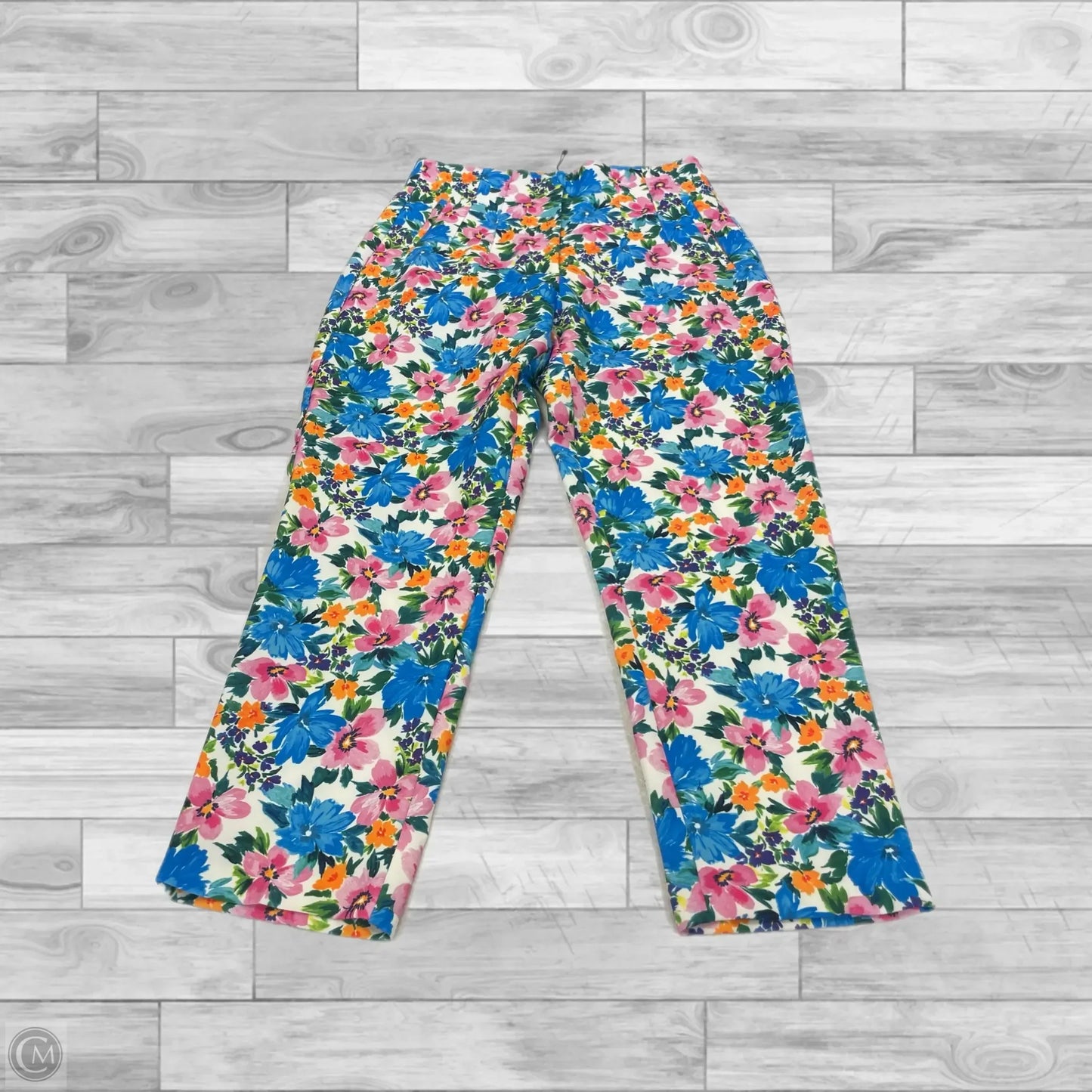 Pants Other By Zara In Floral Print, Size: L